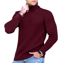 Laden Sie das Bild in den Galerie-Viewer, Lässiger Langärmliger Rollkragenpullover für Herren