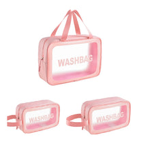 Laden Sie das Bild in den Galerie-Viewer, Wasserdichte Durchscheinende Kosmetiktasche