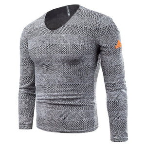 Modischer Hohler Langärmeliger Strickpullover