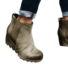 Laden Sie das Bild in den Galerie-Viewer, Elastische Stiefeletten mit dicken Sohlen