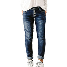 Laden Sie das Bild in den Galerie-Viewer, Gerade Geschnittene Damenjeans