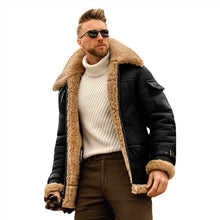 Laden Sie das Bild in den Galerie-Viewer, Herren Dicke Mittellange Jacke