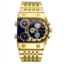 Laden Sie das Bild in den Galerie-Viewer, Leuchtquarzuhr mit mehreren Zeitzonen