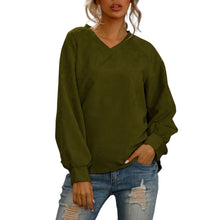 Laden Sie das Bild in den Galerie-Viewer, Einfarbiges Cord-T-Shirt