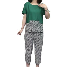 Laden Sie das Bild in den Galerie-Viewer, Stilvolles Lässiges 2-teiliges Set in Übergröße