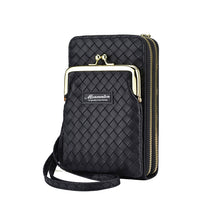 Laden Sie das Bild in den Galerie-Viewer, Einfache Mini-Umhängetasche mit doppeltem Reißverschluss