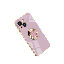 Laden Sie das Bild in den Galerie-Viewer, Beschichtete Handyhülle mit Ring für iPhone