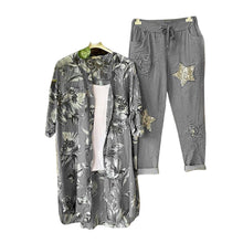 Laden Sie das Bild in den Galerie-Viewer, Bedrucktes Lässiges Zweiteiliges Set für Damen