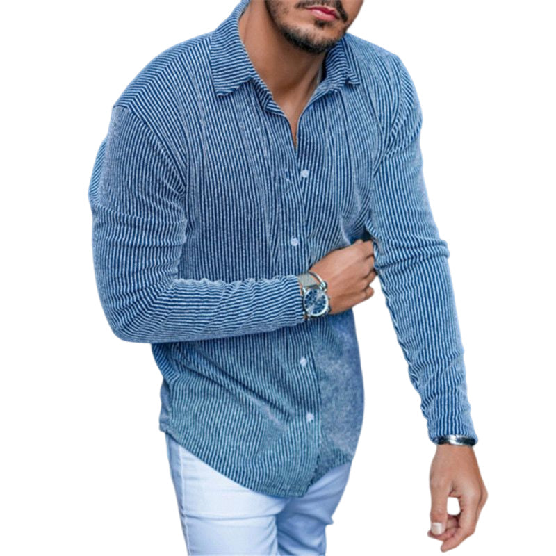 Schmal geschnittenes Hemd mit Revers