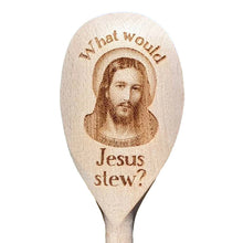 Laden Sie das Bild in den Galerie-Viewer, Interessanter Holzlöffel über Jesus