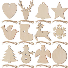 Laden Sie das Bild in den Galerie-Viewer, Kreativer Weihnachtsbaumanhänger Aus Holz