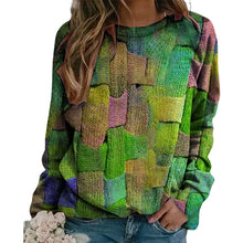 Laden Sie das Bild in den Galerie-Viewer, Bedrucktes lockeres Kapuzen-Sweatshirt