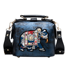 Laden Sie das Bild in den Galerie-Viewer, Modische bestickte Umhängetasche mit breitem Riemen