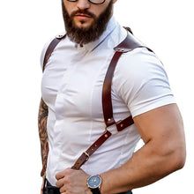 Laden Sie das Bild in den Galerie-Viewer, Herren Rückhaltegurt aus Leder