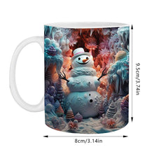 Laden Sie das Bild in den Galerie-Viewer, Weihnachtliche 3D-Tasse aus Keramik