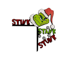 Laden Sie das Bild in den Galerie-Viewer, Weihnachten Grinch Dekorativer Türrahmen