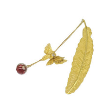 Laden Sie das Bild in den Galerie-Viewer, Feder-Lesezeichen aus Metall