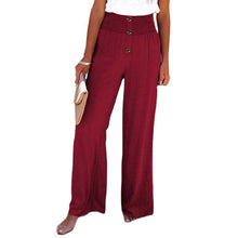 Laden Sie das Bild in den Galerie-Viewer, Freizeithose mit hoher Taille