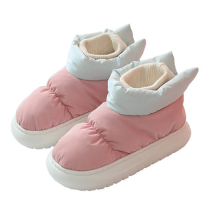 High-Top Warme Baumwollschuhe mit dicken Sohlen