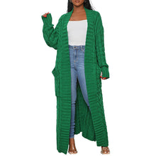 Laden Sie das Bild in den Galerie-Viewer, Lange Twist-Pullover-Jacke