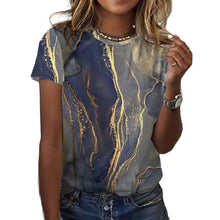 Laden Sie das Bild in den Galerie-Viewer, Sommer Schmetterlingsdruck T-Shirt