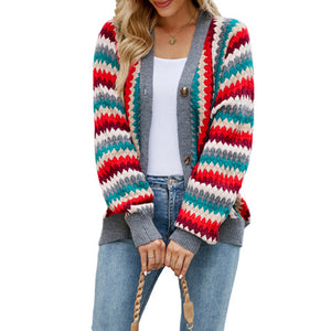 Einreihiger Strickpullover