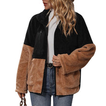Laden Sie das Bild in den Galerie-Viewer, Cardigan-Jacke mit Farbblock-Panel