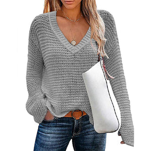 Damen Gestrickter Pullover