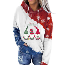 Laden Sie das Bild in den Galerie-Viewer, Lässiger Hoodie mit Weihnachtsmotiv