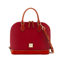 Laden Sie das Bild in den Galerie-Viewer, Muscheltasche aus Leder mit Reißverschluss