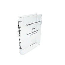 Laden Sie das Bild in den Galerie-Viewer, Buchförmige Vase aus Acryl