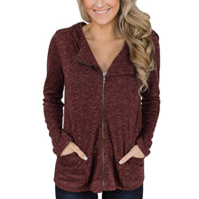 Laden Sie das Bild in den Galerie-Viewer, Kapuzenjacke mit Reißverschluss