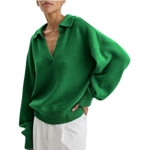 Laden Sie das Bild in den Galerie-Viewer, Strickpullover mit Rollkragen für Damen
