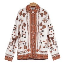 Laden Sie das Bild in den Galerie-Viewer, Trendige Retro Herren Langarmshirts