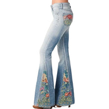 Laden Sie das Bild in den Galerie-Viewer, Ausgestellte Hose mit Ombre-Print