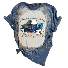 Laden Sie das Bild in den Galerie-Viewer, Stylisches Bedrucktes T-Shirt Mit Rundhalsausschnitt