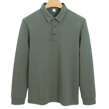 Laden Sie das Bild in den Galerie-Viewer, Langärmeliges Poloshirt für Herren