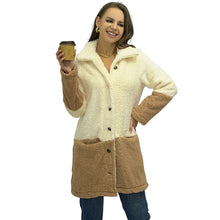 Laden Sie das Bild in den Galerie-Viewer, Doppelseitige Fleece-Oversized-Slip-Pocket-Jacke