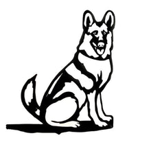 Laden Sie das Bild in den Galerie-Viewer, Schattenbildwelpe aus Metall