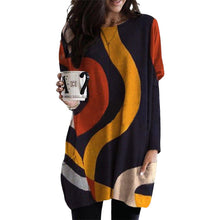 Laden Sie das Bild in den Galerie-Viewer, Pullover mit kontrastierendem geometrischem Muster