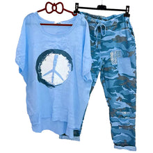 Laden Sie das Bild in den Galerie-Viewer, Modischer zweiteiliger Camouflageanzug für Damen