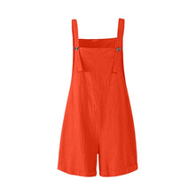 Laden Sie das Bild in den Galerie-Viewer, Einfarbige Lockere Latzhose