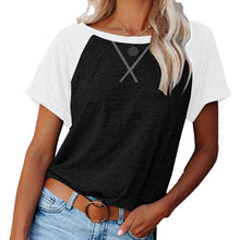 Laden Sie das Bild in den Galerie-Viewer, Lässiges lockeres kurzärmliges T-Shirt für Damen