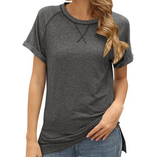 Laden Sie das Bild in den Galerie-Viewer, Lässiges lockeres kurzärmliges T-Shirt für Damen