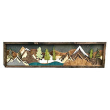 Laden Sie das Bild in den Galerie-Viewer, Handgefertigte Wald- Und Giebeldekoration Aus Holz