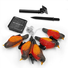 Laden Sie das Bild in den Galerie-Viewer, Solar-LED-Vogelform-dekoratives Licht