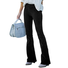 Laden Sie das Bild in den Galerie-Viewer, Freizeithose aus Cord mit elastischer Taille