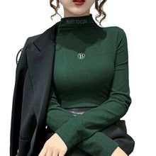 Laden Sie das Bild in den Galerie-Viewer, Warmer Langärmeliger Halbrollkragenpullover  für Damen