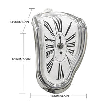 Laden Sie das Bild in den Galerie-Viewer, Schmelzende verzerrte fließende Uhr