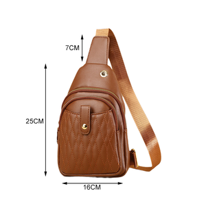 Kleiner Sling-Rucksack für Damen Leder